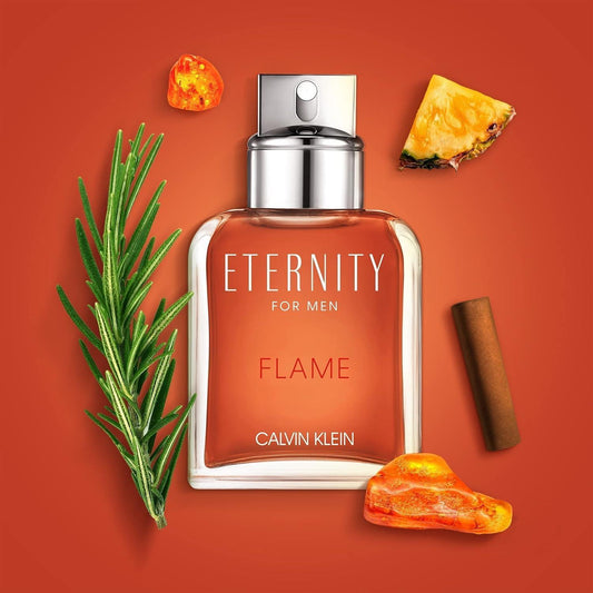 Calvin Klein Eternity For Men Flame Eau de Toilette 100ml Mens Fragrance Spray