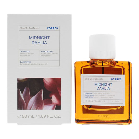Korres Midnight Dahlia Eau de Toilette 50ml Spray Womens Fragrance
