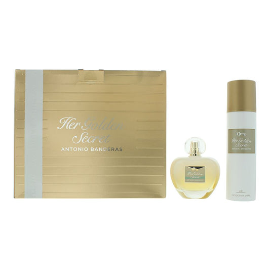 Antonio Banderas Her Golden Secret 2 Piece Gift Set