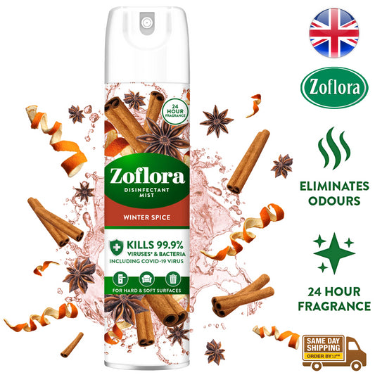 Zoflora Multi Surface Disinfectant Mist Spray Winter Spice Hard & Soft 300ml