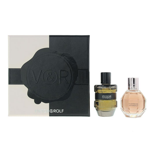 Viktor & Rolf Flowerbomb 2 Piece Gift Set: Flowerbomb EDP 7ml - Spicebomb 7ml