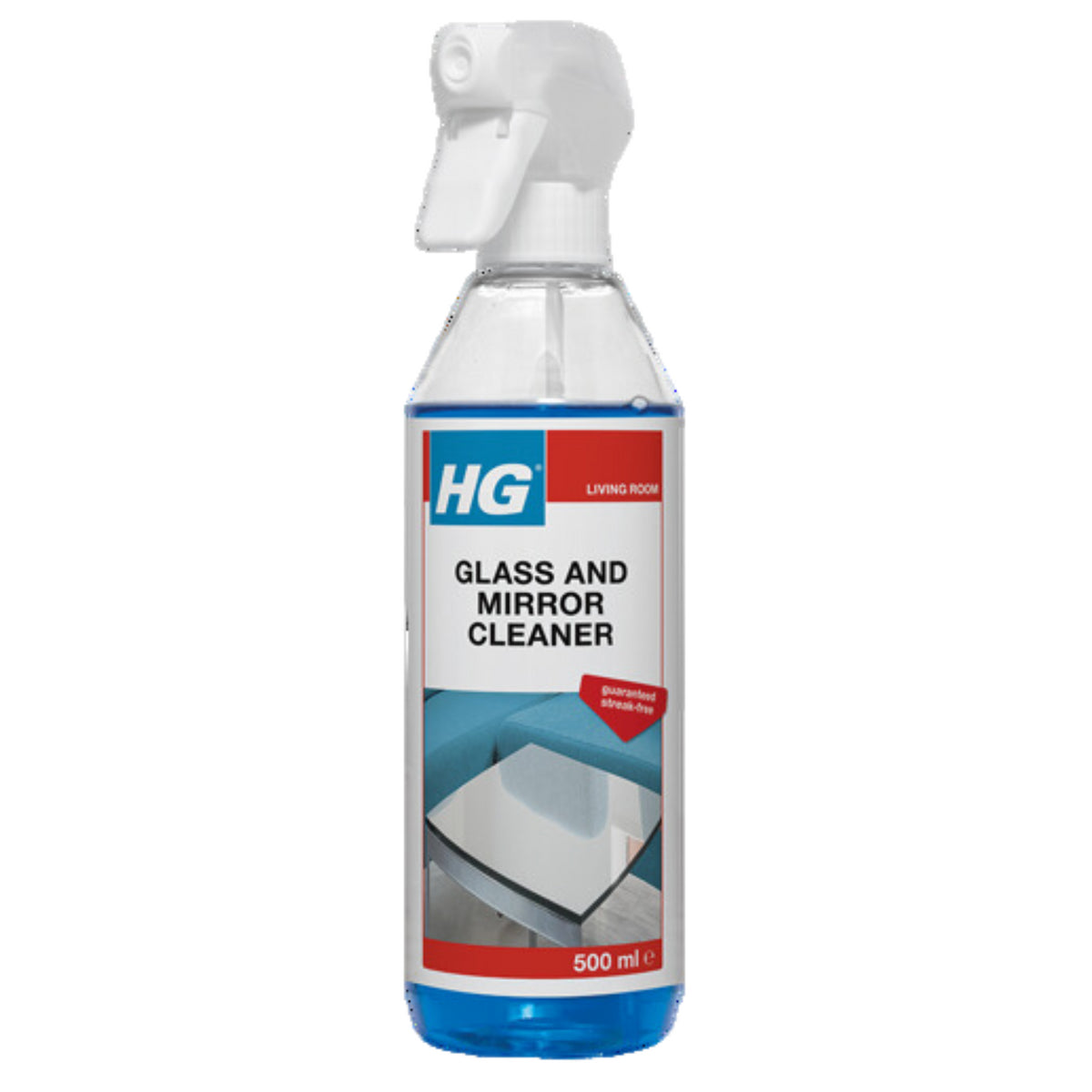 HG Glass Mirror Cleaner Streak Free Shine Windows Surfaces Cleaning Spray 500ml