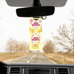 Swizzels Love Hearts Car Air Freshener Tangy Raspberry
