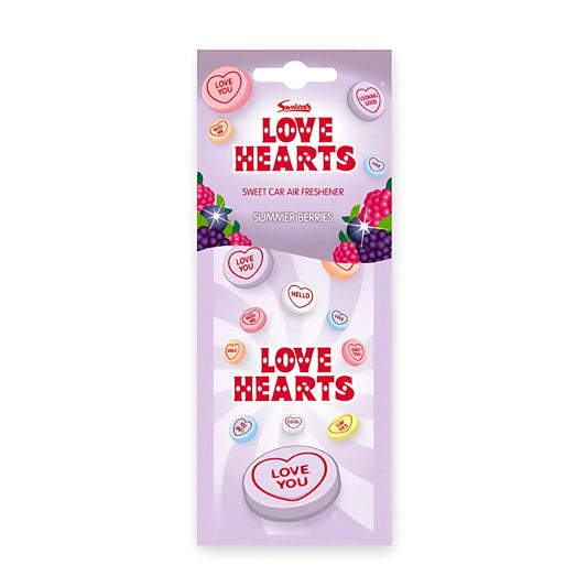 Swizzels Love Hearts Car Air Freshener Summer Berries
