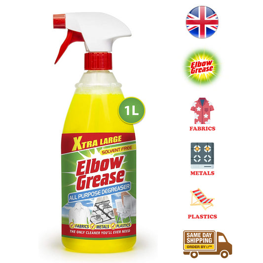 Elbow Grease All Purpose Degreaser Kitchen Cleaner Stain Remover Liquid Spray 1L