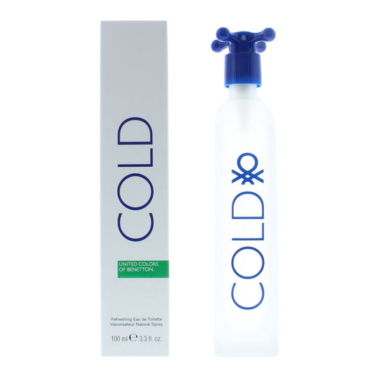 Benetton Cold Eau de Toilette 100ml Mens Fragrance Spray