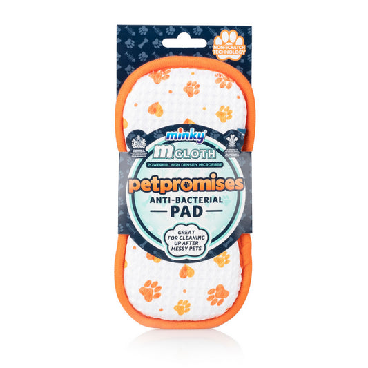 Minky Anti-Bacterial Petpromises Microfibre Pad For Cleaning Board Door Bowl