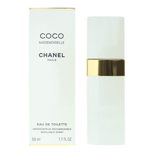 Chanel Coco Mademoiselle Refillable Eau de Toilette 50ml Womens Fragrance Spray