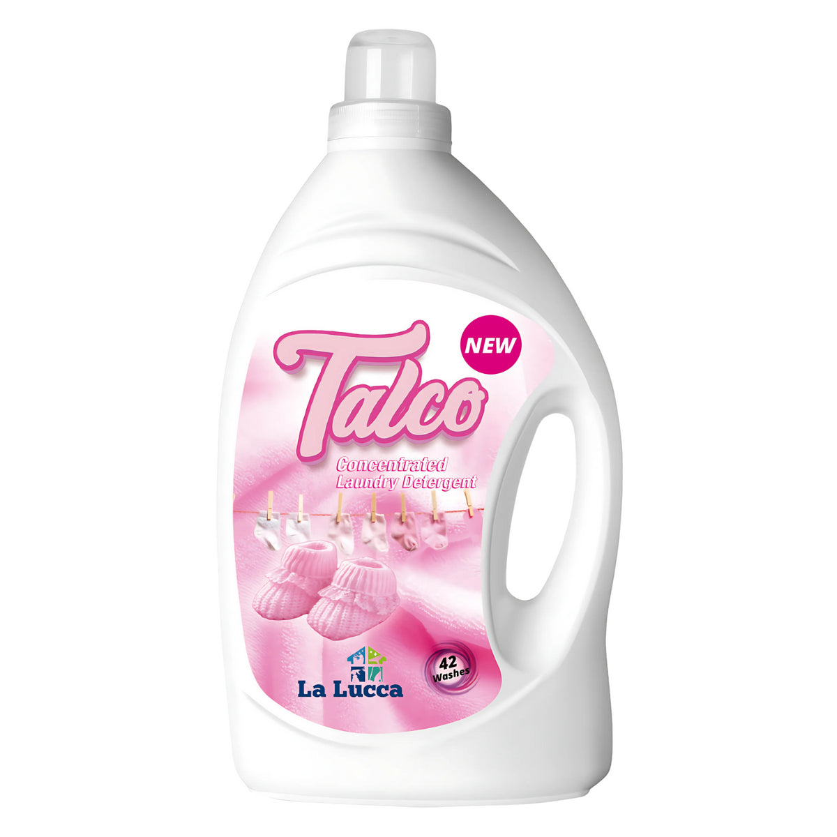 La Lucca Concentrated Laundry Detergent Liquid Talco Scent 42 Washes 2.77L