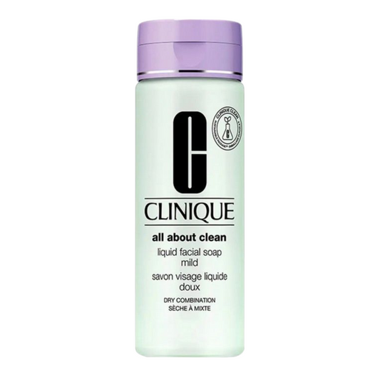 Clinique All About Clean Liquid Facial Soap Mild For Dry/Combination Skin 200ml