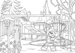 Disney Disneyland Colouring Book Favourite Characters For Kids Children Boy Girl