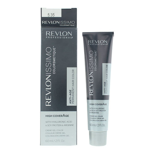 Revlon Revlonissimo Colorsmetique 5.35 Light Amber Brown Hair Colour 60ml Women