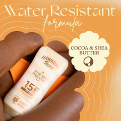 Hawaiian Tropic Hydrating Protection Sunscreen Lotion SPF 15 UVA + UVB Cocoa & Shea Butter 180ml