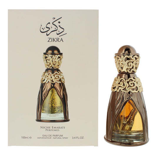 Lattafa Niche Emarati Zikra Eau de Parfum 100ml Unisex Fragrance Spray