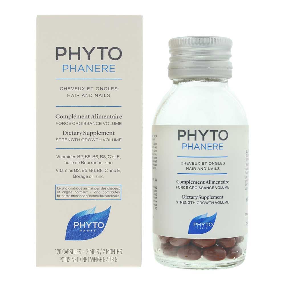 Phyto Phytophanere Hair & Nails Capsules 120pcs For Women