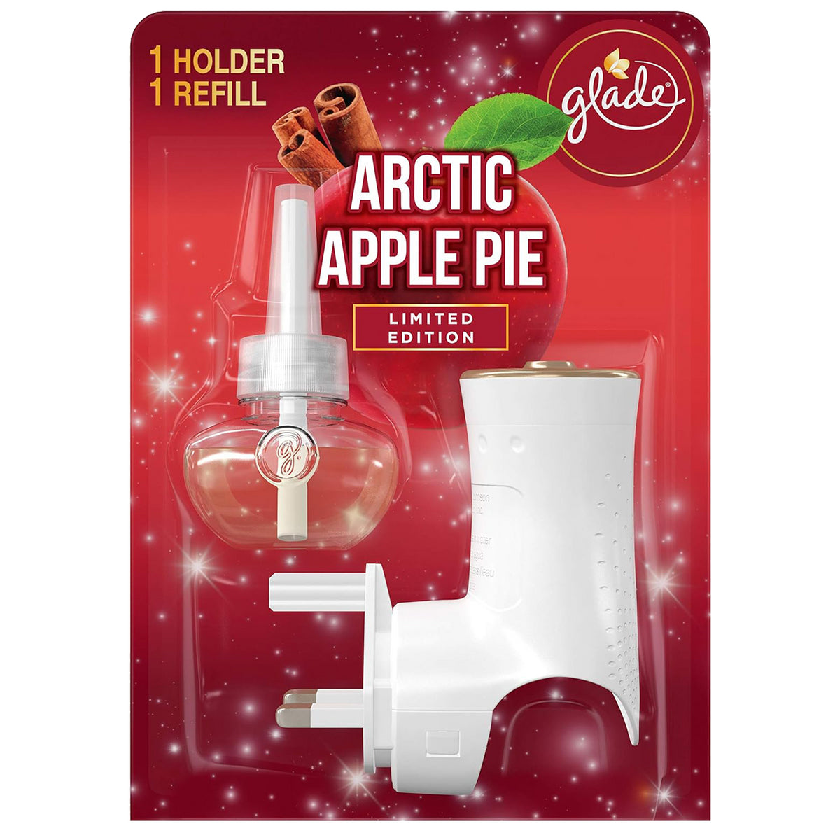 Glade Electric Plugin Scented Oil Refill Air Freshener Arctic Apple Pie 20ml