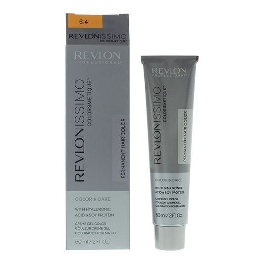 Revlon Revlonissimo Colorsmetique 6.4 Dark Copper Blonde Hair Colour 60ml Women