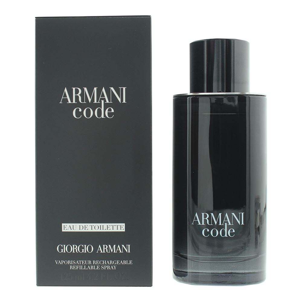 Giorgio Armani Code Pour Homme Refillable EDT 125ml Mens Fragrance Spray