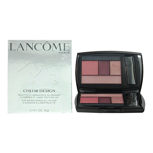 Lancome Color Design 213 Rosy Flush Eyeshadow and Liner Palette 4g