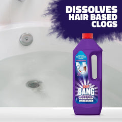 Cillit Bang Power Cleaner Drain Powerful Hair Unblocker Dissolving Formula 1L