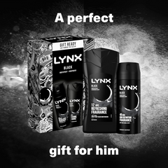 Lynx Black The Sidekick Body Wash & Spray Duo Gift Set For Him