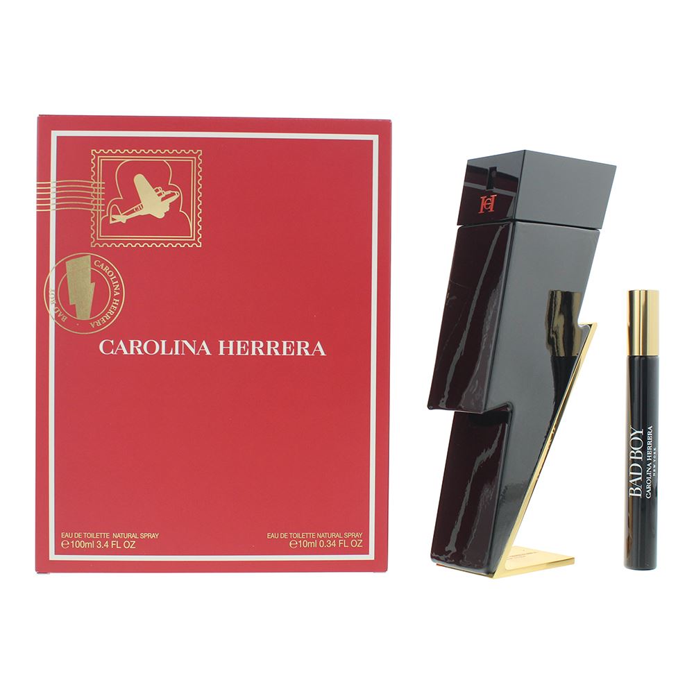 Carolina Herrera Bad Boy 2 Piece Gift Set: Eau de Toilette, EDT