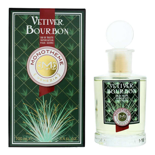 Monotheme Venezia Vetiver Bourbon Eau de Toilette Pour Homme for Men 100ml Spray