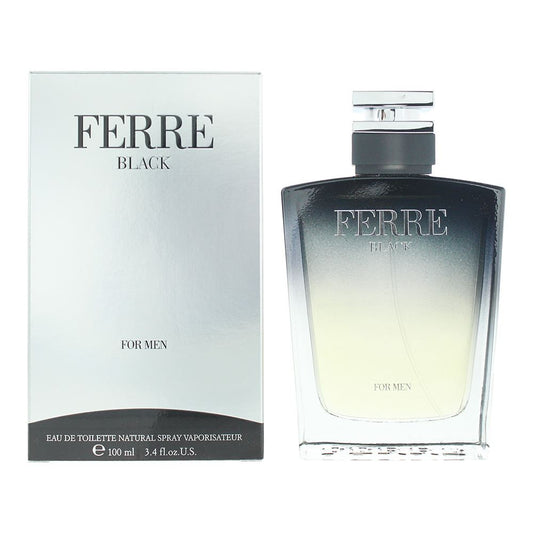 Gianfranco Ferre Black For Men Eau de Toilette 100ml Mens Fragrance Spray