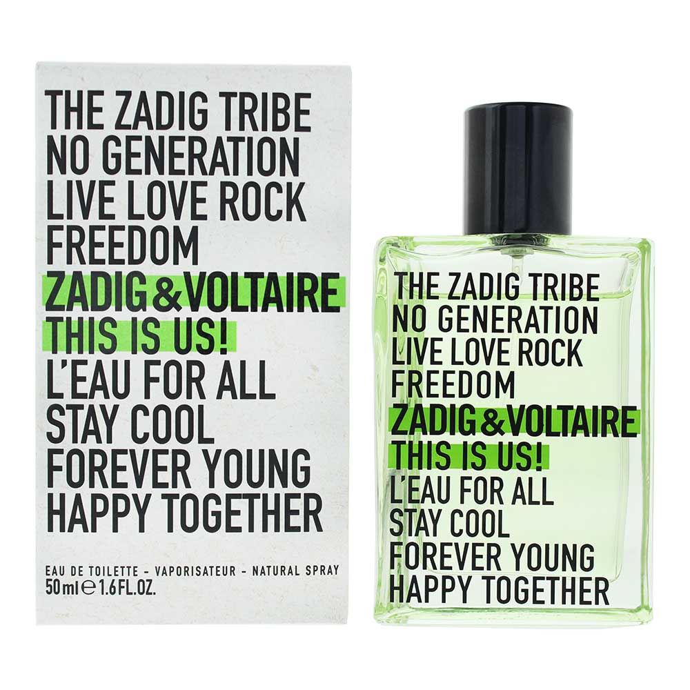 Zadig & Voltaire This Is Us! Eau de Toilette 50ml Unisex Fragrance Spray