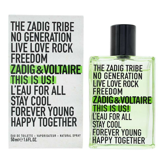 Zadig & Voltaire This Is Us! Eau de Toilette 50ml Unisex Fragrance Spray