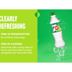 7Up Lemon & Lime Flavoured Refreshing Beverage Taste Chill Fizzy Drink 500ml