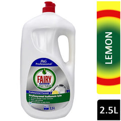 Fairy Washing Up Liquid Kitchen Dish Grease Cleaner Dirt Stain Remov Lemon 2.5L