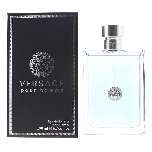 Versace Pour Homme Eau de Toilette 200ml Mens Fragrance Spray