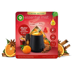 Air Wick Essential Mist Diffuser Mulled Wine Clementine Spice Glows as It Mists