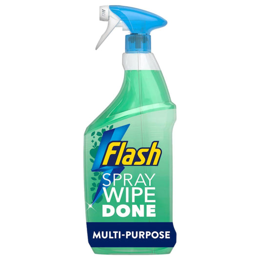 Flash Spray Wipe Done Multi Purpose Apple Blossom Multi-Surface Cleaning 800ml