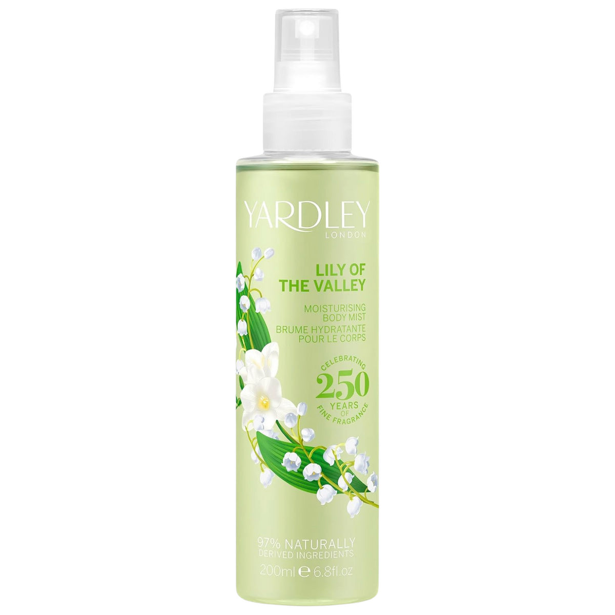 Yardley Lily Of The Valley Body Mist 200ml For Women