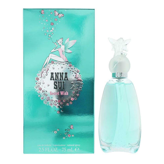 Anna Sui Secret Wish Eau de Toilette 75ml Womens Fragrance Spray