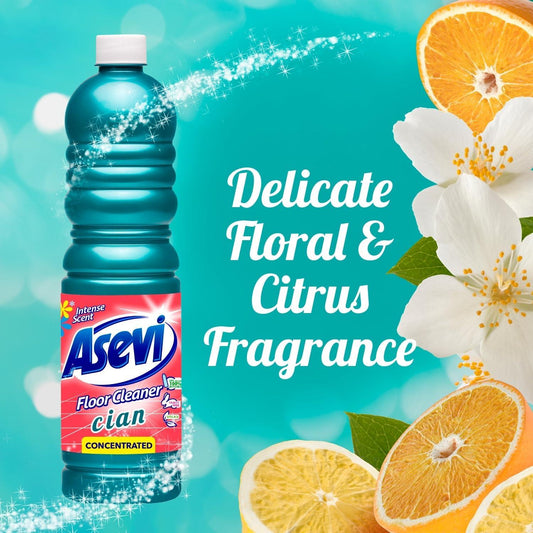 Asevi Cleaning Products 3Pcs Floor Cleaner Bundle Surface Liquid Dirt Remover 1L