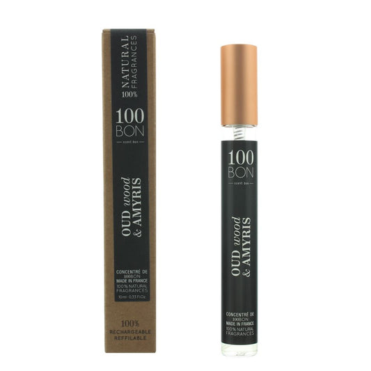 100 Bon Oud Wood & Amyris Concentre Refillable Eau de Parfum 10ml Unisex Spray