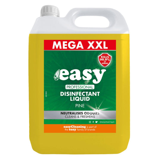 Easy Professional Disinfectant Liquid Pine Neutralises Odours Cleans Freshens 5L