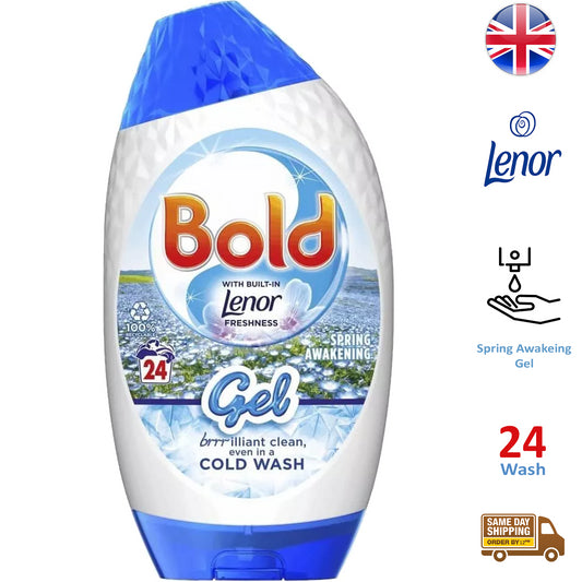 Bold Laundry Detergent Gel For Clothes Spring Awakening Fragrance 24W 840ml