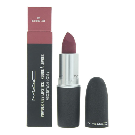 MAC Powder Kiss 905 Burning Love Lipstick 3g