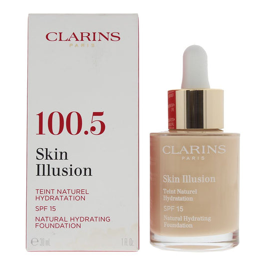 Clarins Skin Illusion Natural Hydrating Foundation SPF 15  100.5 Cream 30ml