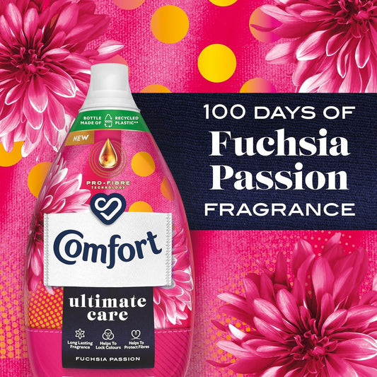 Comfort Fabric Conditioner Ultimate Care Fuchsia Passion 78 Washes 1178ml