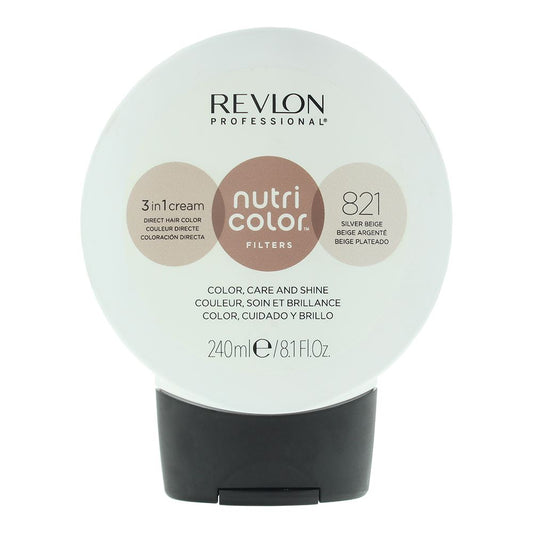 Revlon Nutri Color Filters 821 Sliver Beige 3 In 1 Hair Colour 240ml For Women