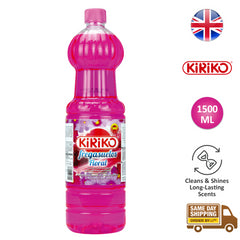 Kiriko Floor Cleaner Liquid Cleans Multi Surfaces Dirt Floral Lasting Scent 1.5L