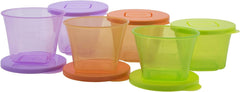 Nuk Baby Stackable Food Storage Pots With Lids Microwave & Freezer Safe 6 M+ X6