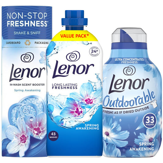 Lenor Spring Awakening Outdoorable Fabric Conditioner Softener Scent Booster