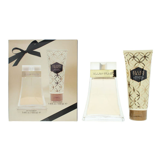Ellen Tracy Classic Photobox 2 Piece Gift Set: Eau de Parfum 100ml - Body Lotion