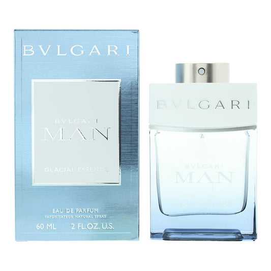 Bulgari Man Glacial Essence Eau de Parfum 60ml Mens Fragrance Spray